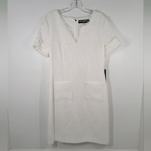 Karl Lagerfeld White Midi Dress